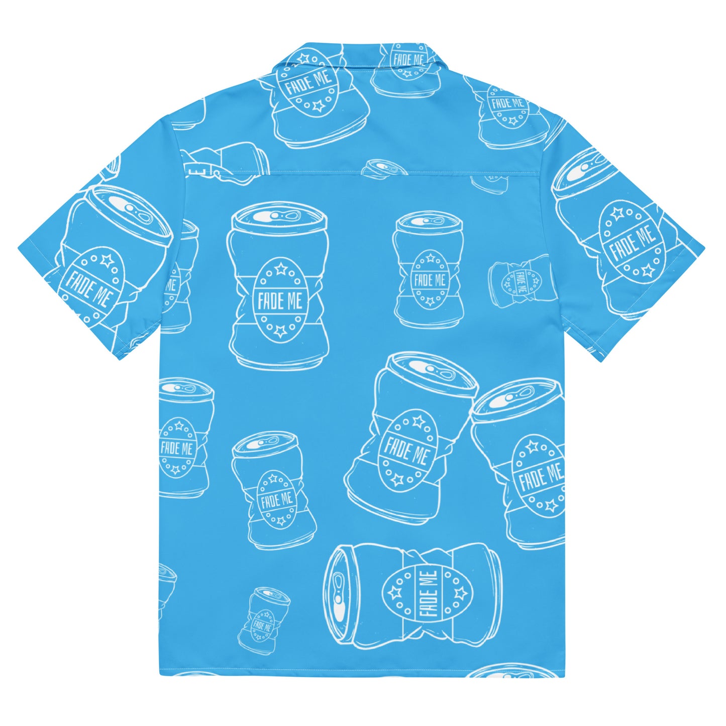 Fade-Cation Crushed Cans Button-Up Shirt