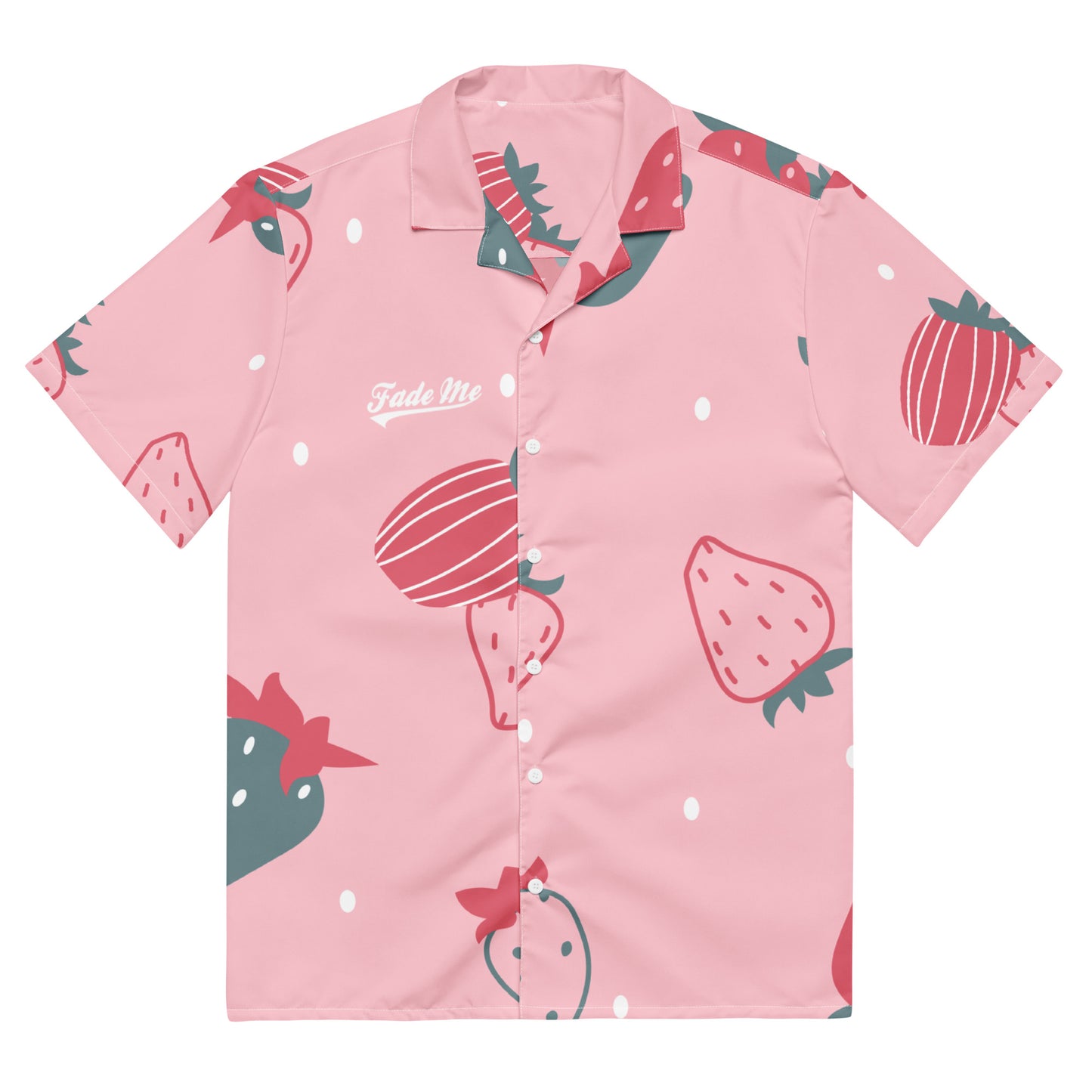 Fade-Cation Berries Button-Up Shirt