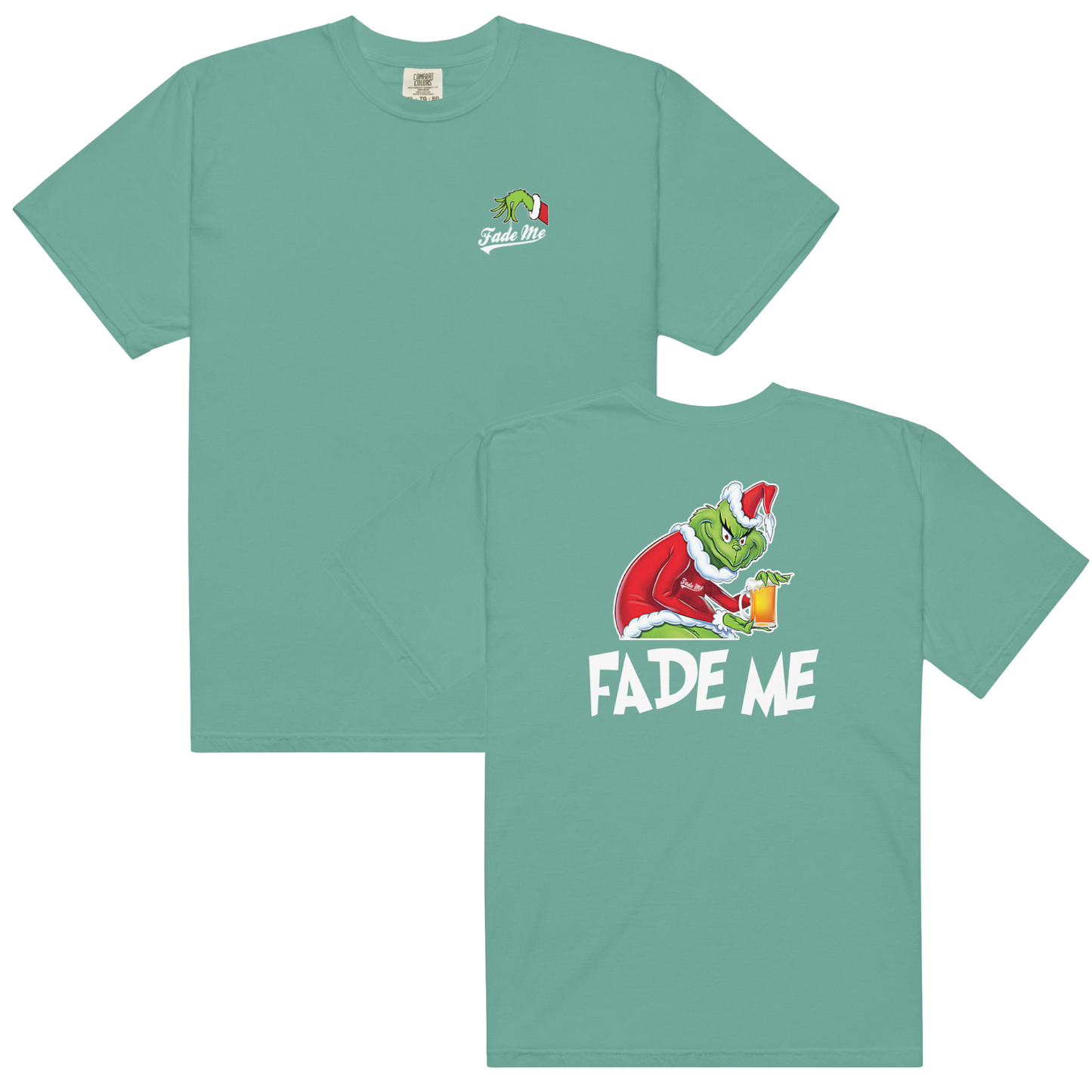 Grinch Drinks Holiday Tee