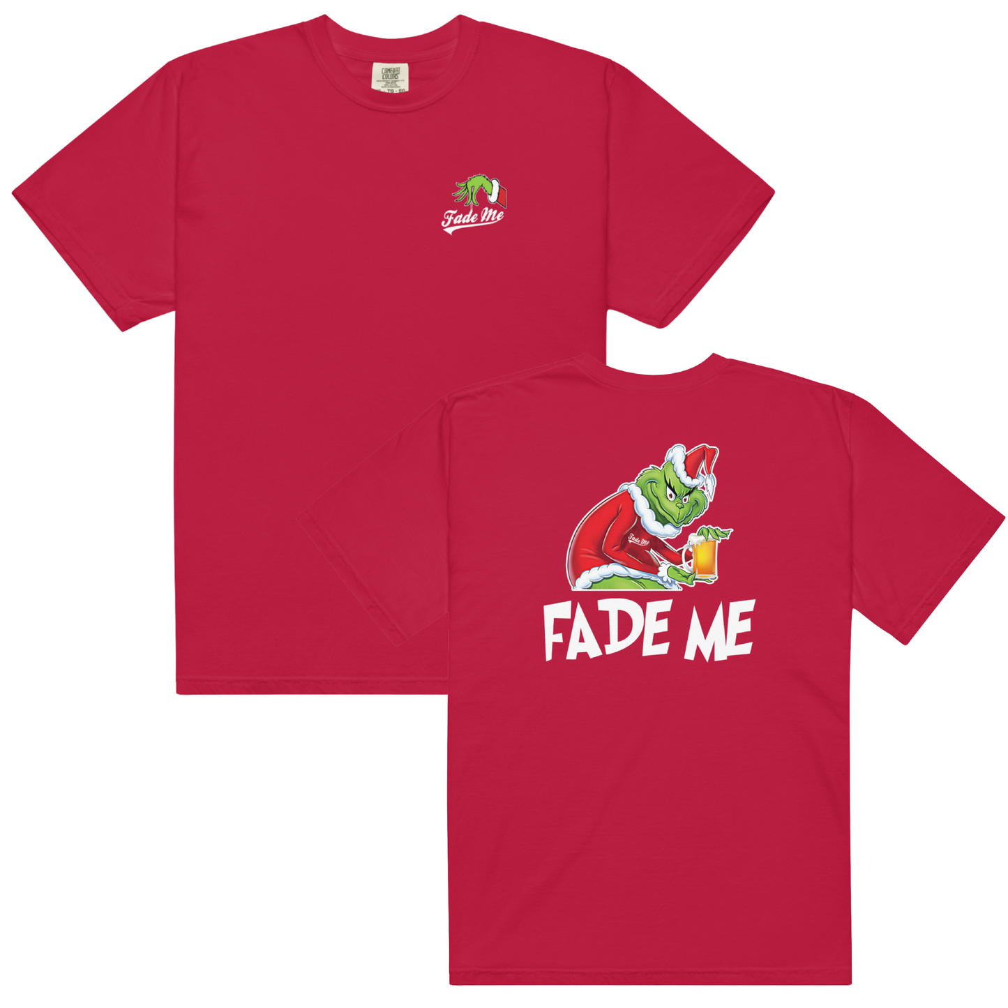Grinch Drinks Holiday Tee