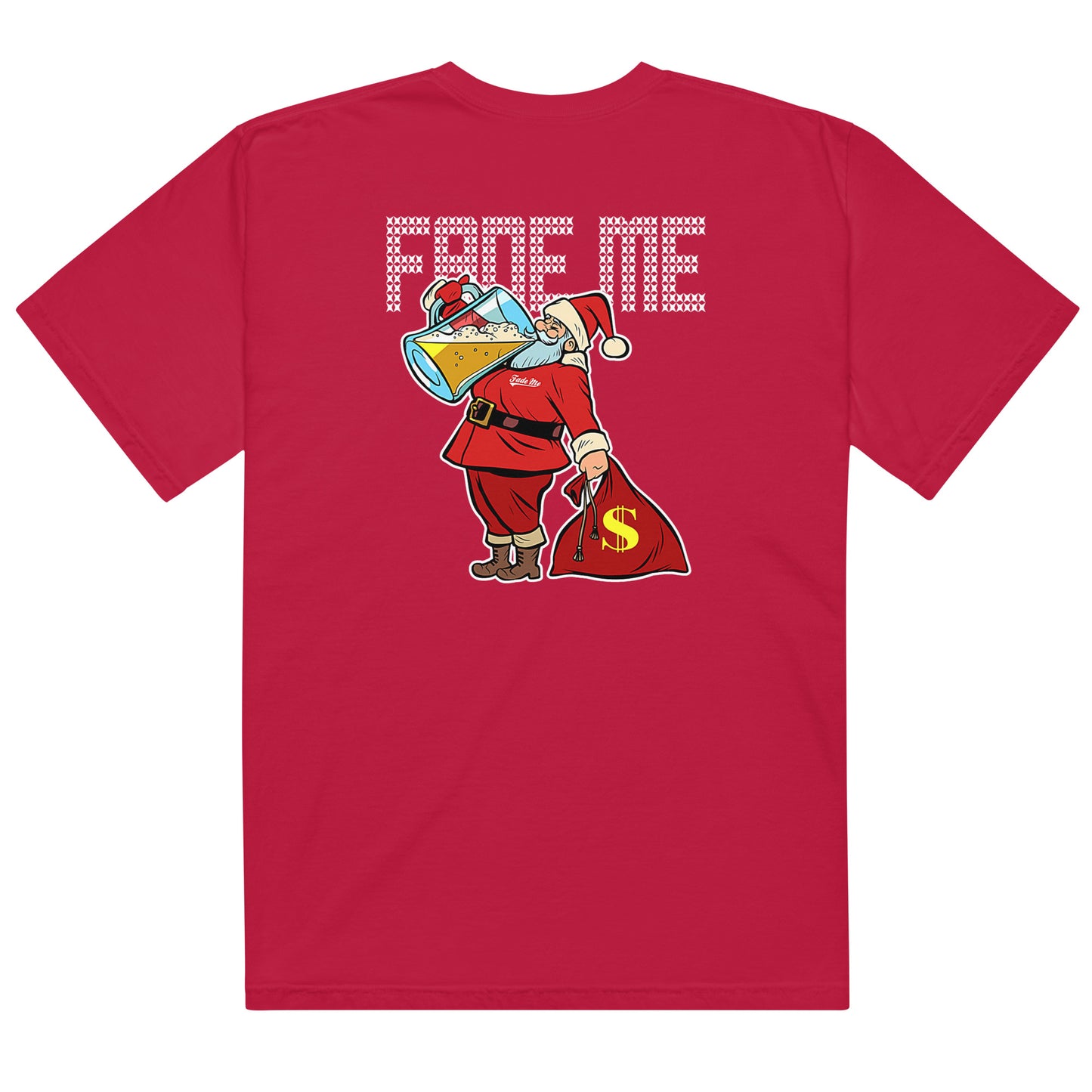Santa Drinks Holiday Tee