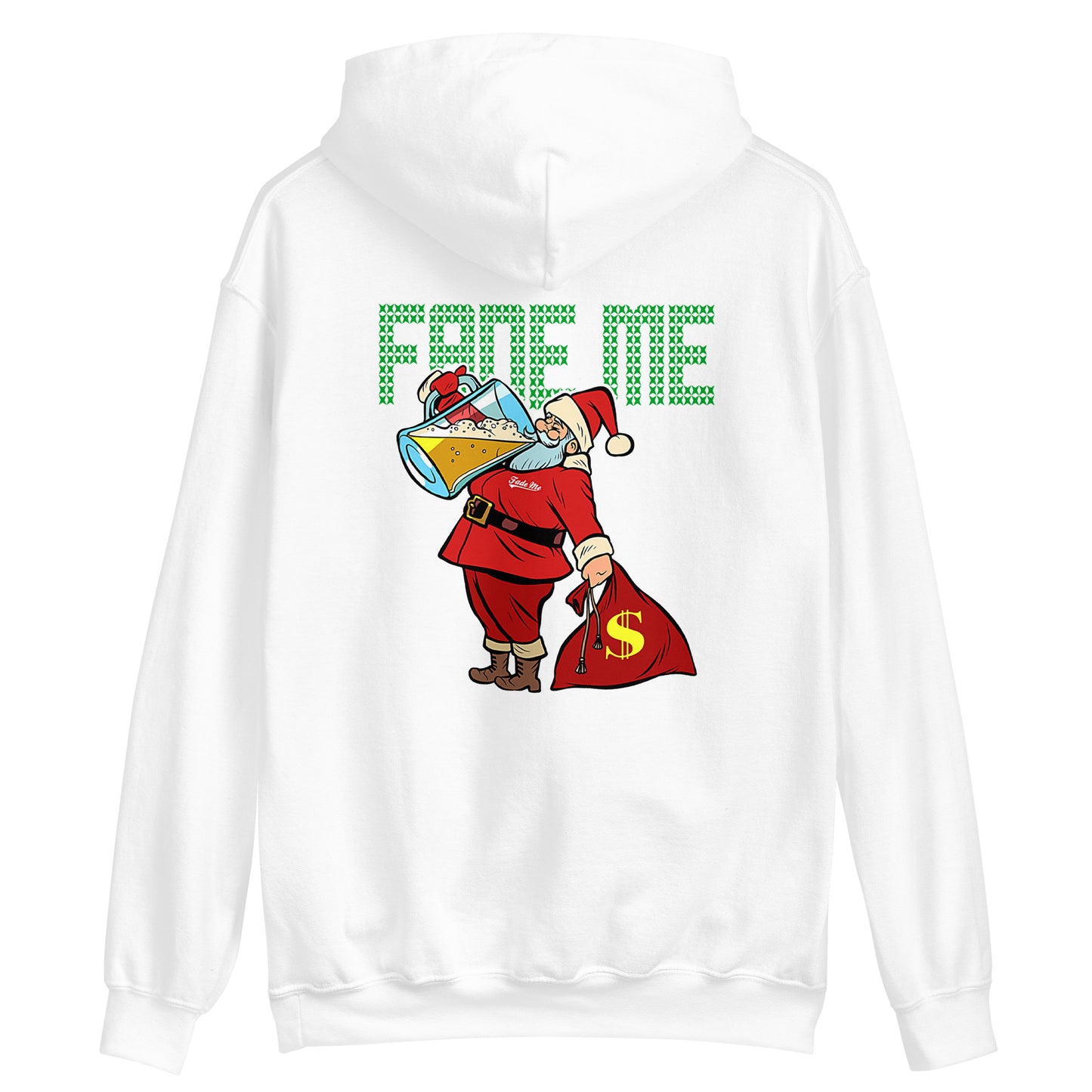 Santa Drinks Holiday Hoodie