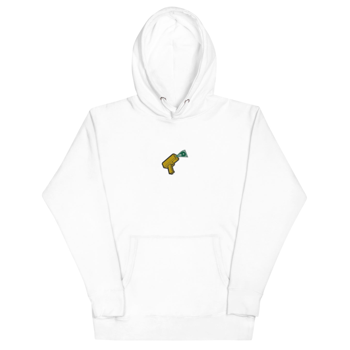 Money Gun Embroidered Hoodie