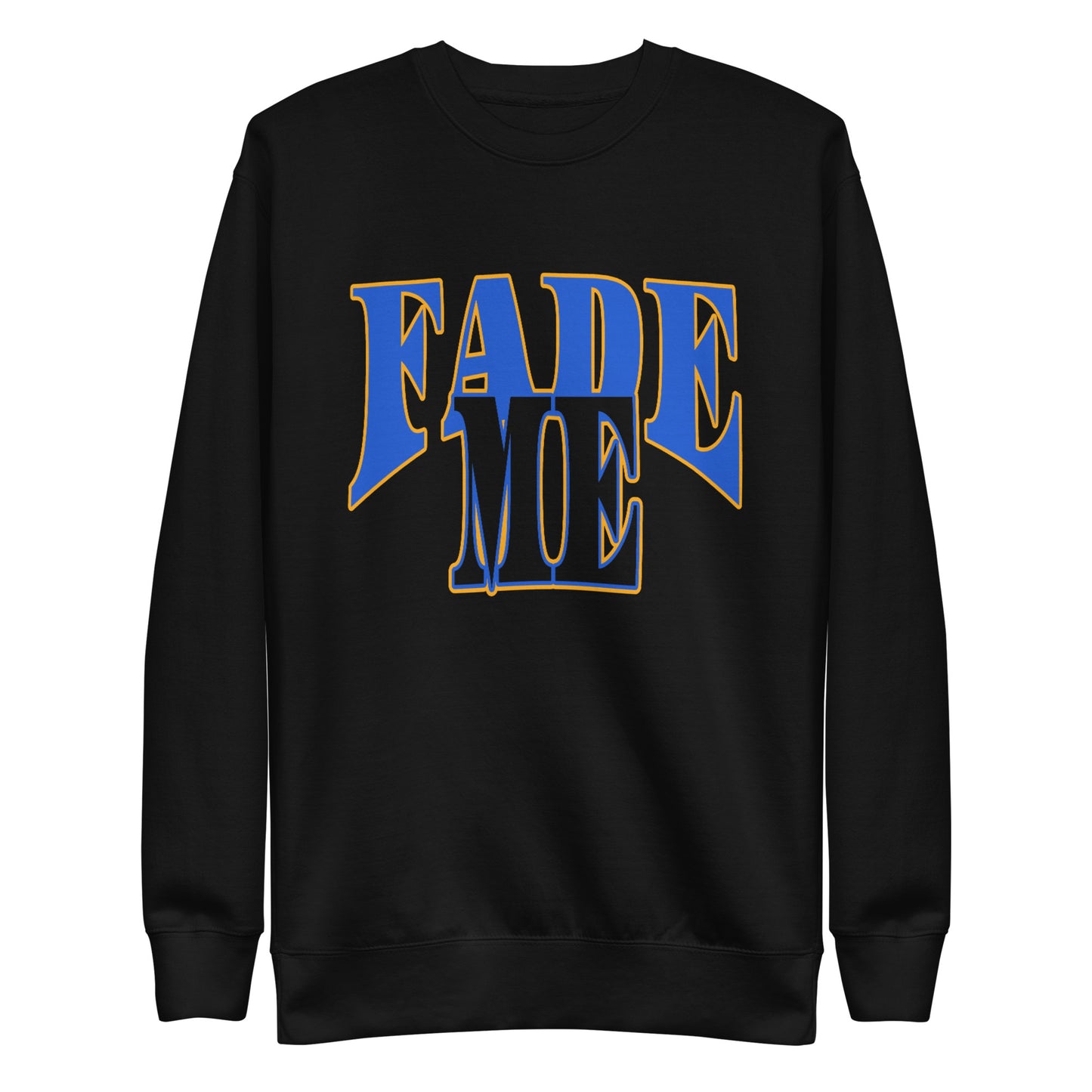 Sharp Blue Gold Crewneck