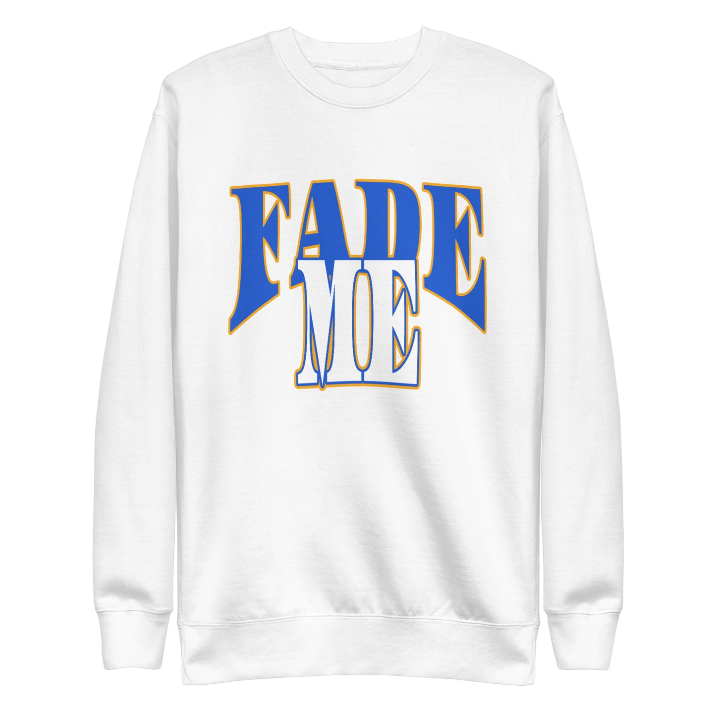Sharp Blue Gold Crewneck