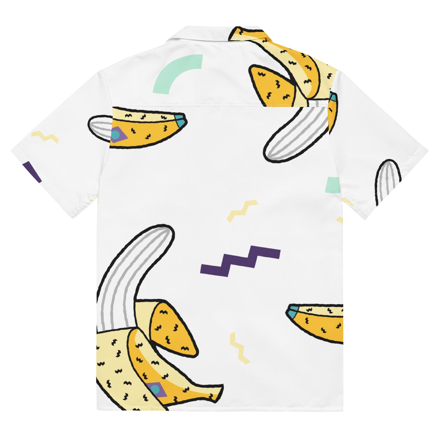 Fade-Cation Banana Button-Up Shirt