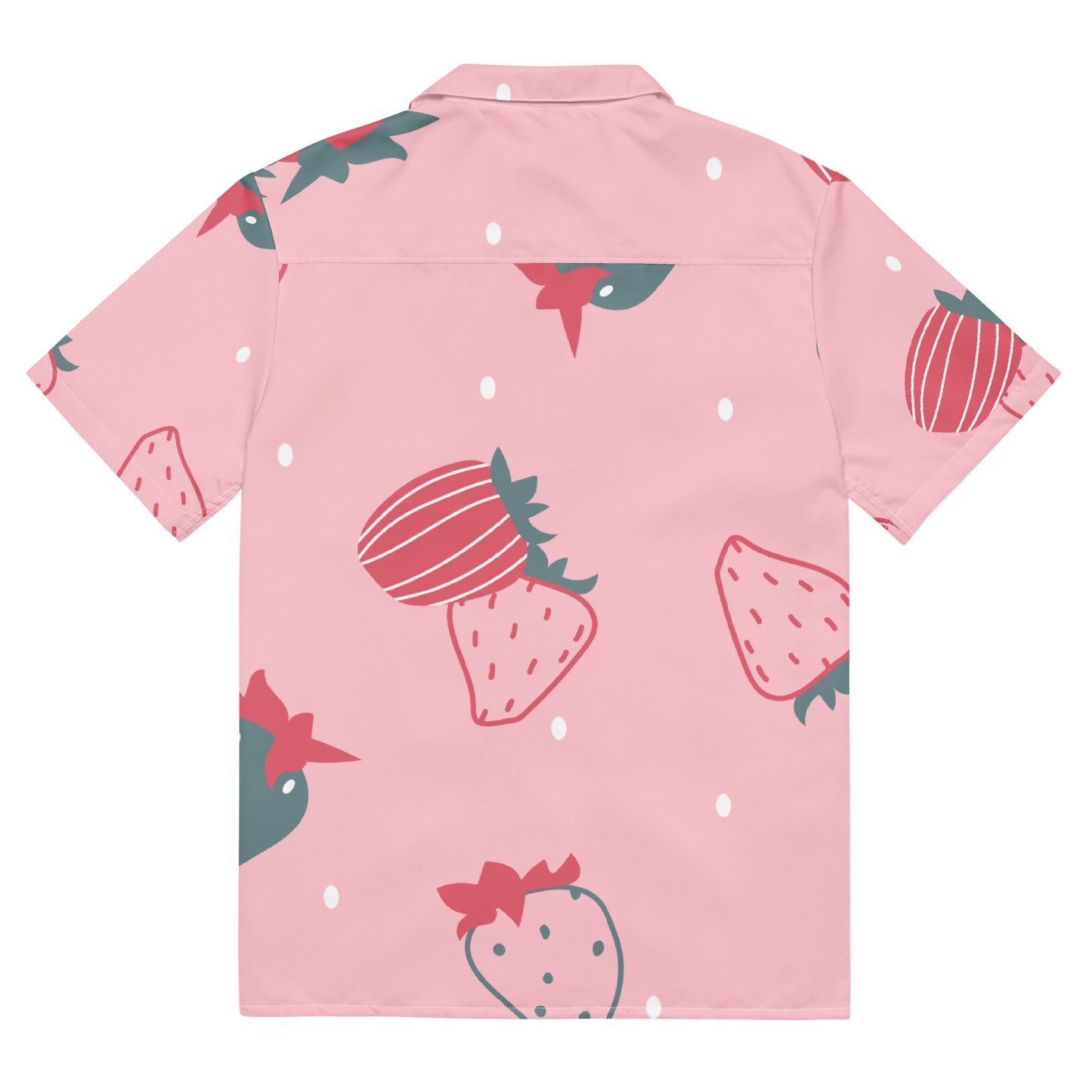 Fade-Cation Berries Button-Up Shirt