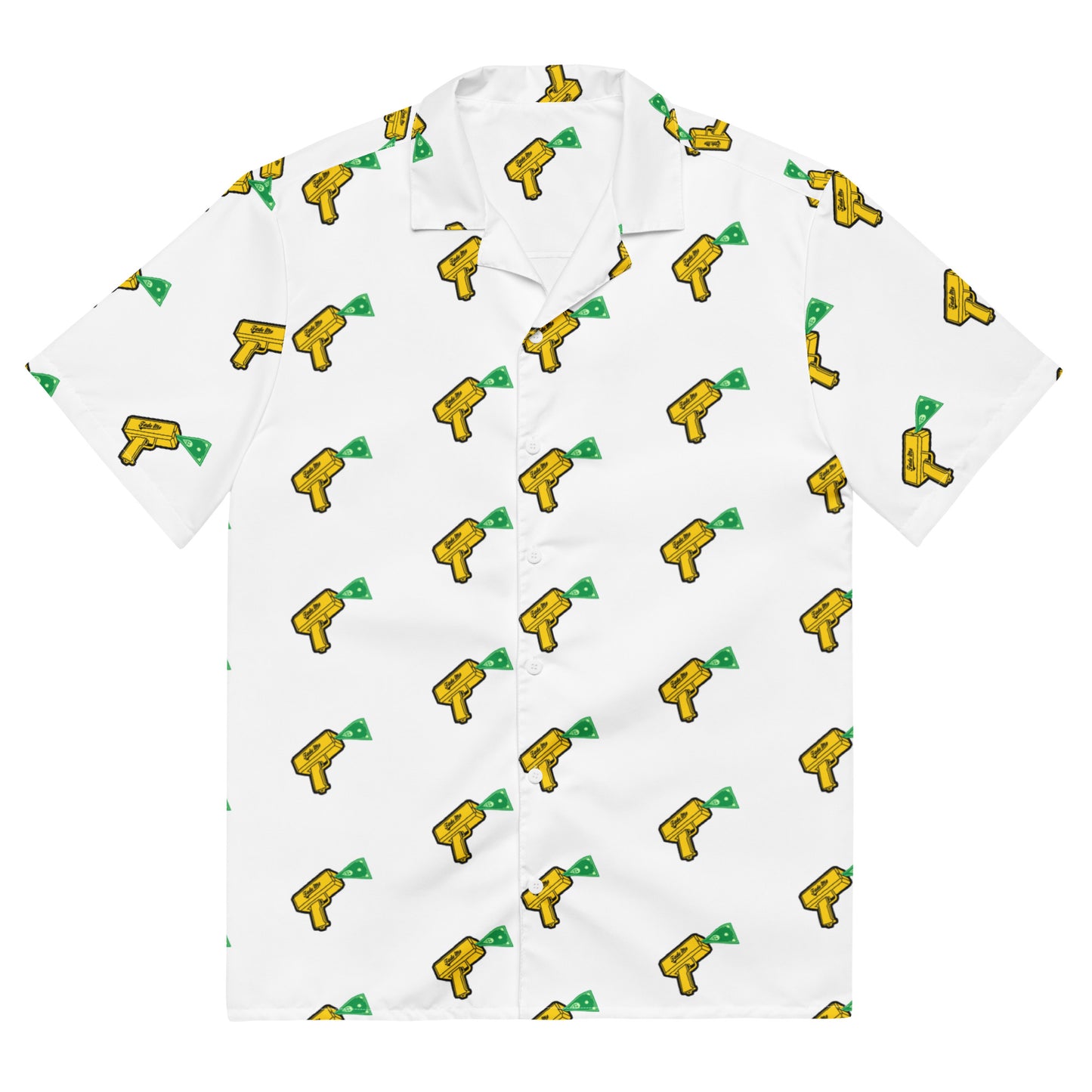Money Gun Button-Up Shirt